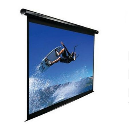 Elite Screens - Spectrum Series 84" Motorized Projector Screen - Black