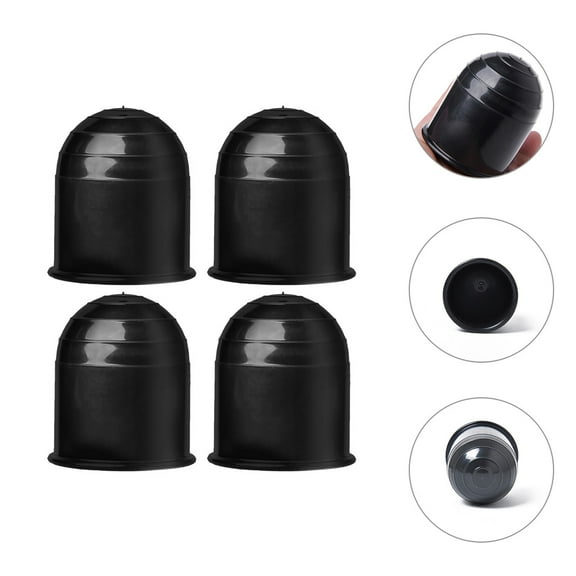 LEXSOMEO 4pcs Trailer Hitch Ball Covers Towing Ball Protection Trailer Ball Protectors for Car Truck Trailer