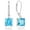 03-aquamarine-Mar, variant on VESITIM Square Dangle Drop Earrings Sterling Silver Solitaire Leverback Earring 7MM Princess Cut May Emerald Birthstone Jewelry for Women