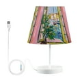thumbnail image 7 of Yayeee Mini Table Lamp 11.8" Dimmable with Fabric Shade 3 Color Temperatures, Yellow Window, 7 of 7
