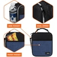 thumbnail image 4 of OPUX Fiambrera con aislamiento premium, bolsa de almuerzo escolar suave para niños y niñas, pequeña lonchera a prueba de fugas para hombres y mujeres, lonchera compacta reutilizable para oficina para, 4 of 5
