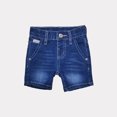 thumbnail image 6 of Razzly Toddler Boys Shorts Summer Elastic Waist Denim Shorts For Toddler Casual Outfit Comfortable Stretchable Playwear Baby Blue Jeans Basketball Kid Items Toddler Shorts for Boys 4t(Blue,1-2 Years), 6 of 9