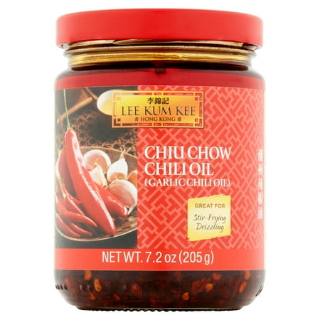 Lee Kum Kee Panda Garlic Chili Oil (Best Chinese Chili Oil Brand)