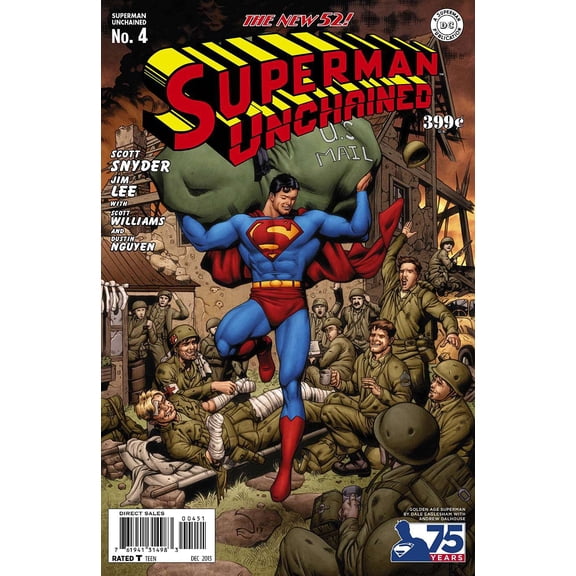 Superman Unchained #4D VF ; DC Comic Book