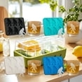thumbnail image 2 of 1 pieza/4 piezas, moldes para cubitos de hielo con patrón creativo de Pie Grande en diferentes colores, adecuados para el verano caluroso. Ideal para verano, regalo del Día del Padre/Madre, para hogar, 2 of 5