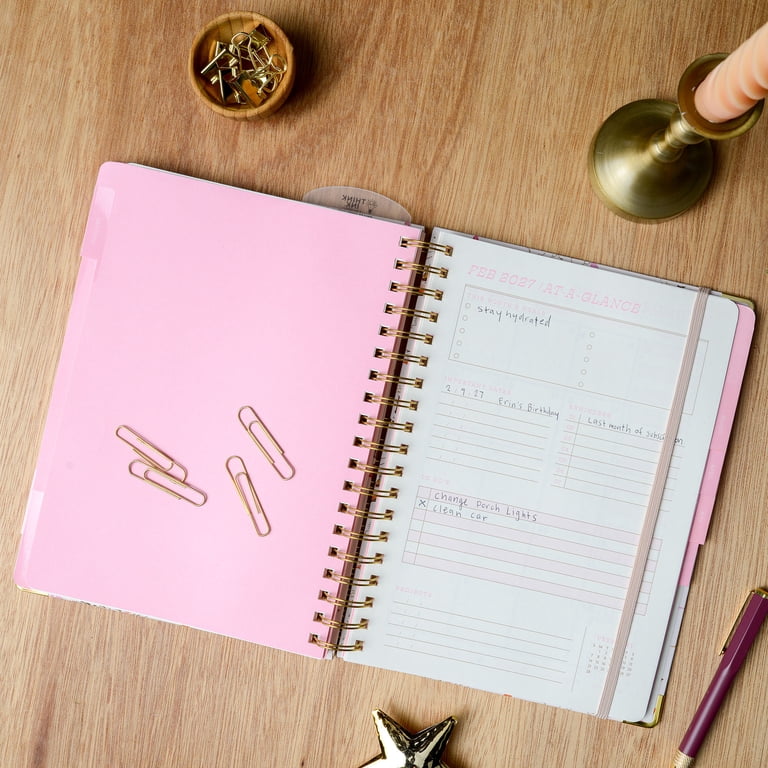 Think Ink 15 Month Weekly Twin Wire Planner, 7.5