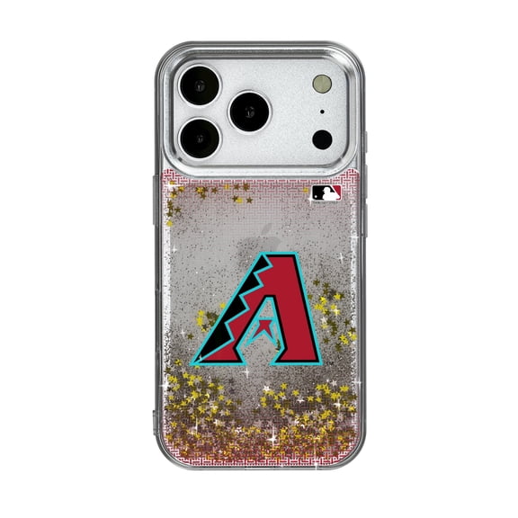 Arizona Diamondbacks Linen Logo iPhone Glitter Case