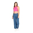 thumbnail image 4 of Pantalón para Dama wide leg 8960H azul 11, 4 of 5