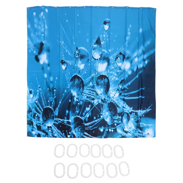 Cortina de ducha con 12 ganchos Cortina de baño de ducha impermeable para decoración de baño
