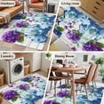 thumbnail image 5 of Spring Daisy Area Rugs 2.7'x5', Washable Small Throw Rugs for Kitchen Bedroom, Botanical Vases Floral Green Leaves Wooden Indoor Outdoor Rug Non-Slip Low Pile Carpet Runner Reversible Floor Mats, 5 of 8