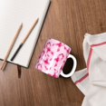 thumbnail image 4 of Yiaed Breast Cancer Ribbons Awareness Print Ceramics Coffee,Large Handle Design,Extra Large Tea and Coffee Cup for Office and Home Mugs, 4 of 6