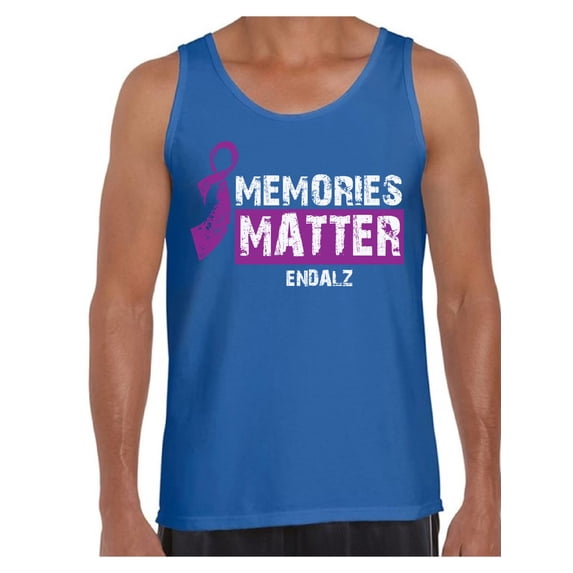Awkward Styles Memories Matter Shirts Alzheimer Awareness Clothing for Men Endalz Tank Top for Men Alzheimer Shirts Alzheimers Awareness Clothes for Men Alzheimer Tank Top Endalz Tshirt Endalz Gifts