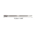 thumbnail image 4 of Unique Bargains Multi-function Double-side Cuticle Pusher 4.96 Length Silver Tone 1 Pc, 4 of 6