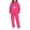 Hot Pink-12, variant on LRen Girls 2 Piece Halloween Printed Tracksuit Athletic Sweatsuits Sets Sport Hooded Sweatshirt and Jogger Sweatpants Fall Halloween Gifts