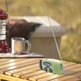 thumbnail image 3 of Radio d'Urgence Portable, Radio Météo Solaire à Manivelle avec Tuner AM/FM 2000mAh Chargeur de Téléphone USB Alarme SOS Lampe de Poche LED pour Maison Camping Randonnée en Plein Air, 3 of 3
