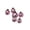 Pink, variant on Serene Spaces Living Decorative Antique Platinum Mercury Glass Ball Ornament for Holiday Décor, Set of 6