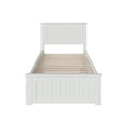 thumbnail image 5 of Nantucket Twin Extra Long Bed with Matching Footboard and Twin Extra Long Trundle in White, 5 of 7