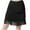 Black XL, variant on Three Layers Tassels Latin Dance Skirt, Elastic Waist Comfortable Soft Women Dancewear for Club Dancing Practice Performance Cha Cha Tango XL