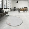 thumbnail image 4 of Ahgly Company Machine Washable Indoor Square Transitional Dark Goldray Area Rugs, 5' Square, 4 of 7