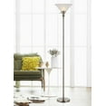 thumbnail image 2 of Cal Lighting 70" Height Metal Torchiere in Brushed Steel, 2 of 3
