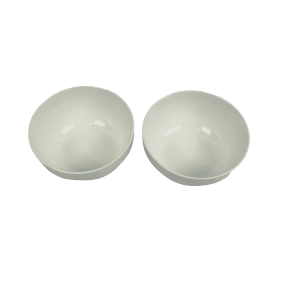 Thsyfr Tableware Bowls White Ceramic Bowl for Soup, Bowls for Kitchen, Rice Bowl, Cereal Bowl, Set of 2