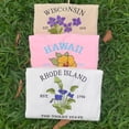 thumbnail image 3 of Embroidered Wisconsin Wood Violet State Sweatshirt, 3 of 4