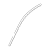 Genuine OE Porsche Frame Molding - 970-536-481-07-A78