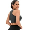 thumbnail image 6 of LELINTA Strappy Sports Bra for Women Sexy Crisscross for Yoga Running Athletic Gym Workout Fitness Tank Tops, 6 of 7