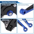 thumbnail image 4 of Palancas de freno y embrague cortas y largas para Yamaha TMAX560 2019-2020, palanca de freno ajustable de motocicleta, aleación de aluminio, mango negro con extremo azul, 4 of 6