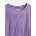 thumbnail image 2 of Wonder Nation Girls Kid Tough Tee with Long Sleeves, Sizes 4-18 & Plus, 2 of 3