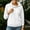 White, variant on Sevevn Women's Asymmetric Button Cowl Neck Sweatshirt Raglan Long Sleeve Soft Pullover Casual Loose Fit Top Black L