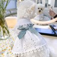 thumbnail image 4 of falda para perro,Vestidos para perros pequeños Cachorro Gato Vestido Verano Perro B, 4 of 5