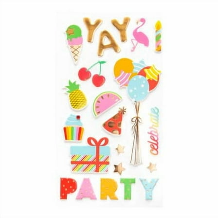 12 Pack: Birthday Stickers by Recollections