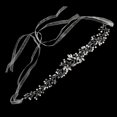 thumbnail image 4 of Pista de diadema nupcial,Boda novia novia tiate,Decoración del cabello,Cabezal de diamantes de imitación hechos a mano, de la diadema de la hoja de la hoja de la BLESIY Pista de diadema nupcial, 4 of 8
