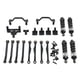thumbnail image 5 of Kits de actualización de metal para coches RC a escala 1:16, barras de acoplamiento, amortiguadores profesionales fáciles de instalar Negro, 5 of 9
