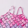 thumbnail image 3 of Kids Tankini Girls Swimsuit Bathing Suit Children‘s Fish Scale Swimwear, 3 of 8