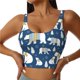 thumbnail image 1 of Fotbe cute winter bear Sujetador Deportivo Largo sin Aros para Mujer con Almohadillas y Soporte Medio, Transpirable y Absorbente, Camiseta Tipo Chaleco o Tank Top-X-Large, 1 of 8