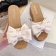 thumbnail image 3 of Mujeres Bowknot Beach Summer Pantuflas Plataforma Slope Heels Plus Size Shose Wmkox8yii  hj789, 3 of 5