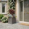 thumbnail image 3 of Fairfield 18in Square Planter - Graphite Grey, 3 of 11
