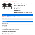 thumbnail image 2 of Front Brake Pad Set - Compatible with 2004 - 2009 Ford F-150 - Raybestos, 2 of 2