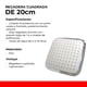 thumbnail image 5 of Regadera Cuadrada Antisarro PVC 20 CM IML Isaac Morris P-RMOZ20, 5 of 7