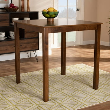 Roundhill Citico High Kitchen Table, Counter Height Dining with ...