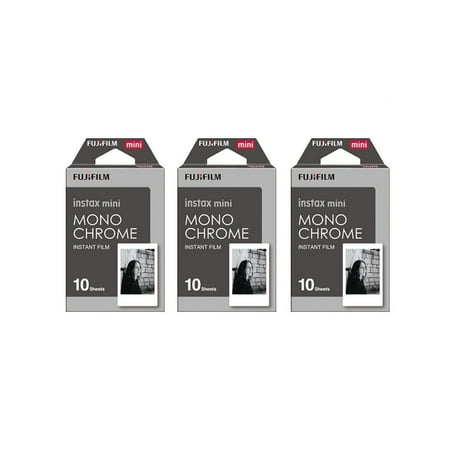 Fujifilm Instax Mini Film Monochrome 3-Pack (30 B&W Exposures)