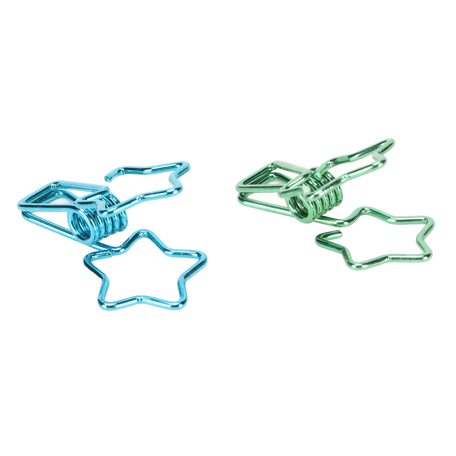 Star Binder Clips, Sturdy Metal Small Binder Clips Strong Clamping Force For Account
