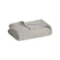 thumbnail image 2 of Madison Park Freshspun Couverture en Coton Tissé Panier Gris Twin, 2 of 6