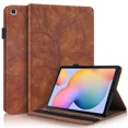 thumbnail image 1 of 3D Tree Embossed for Samsung Galaxy Tab S6 Lite 2022 Case 10.4 inch PU Leather Book Cover Tablet for Funda Galaxy S6 Lite Case RX Brown For S6 Lite 10.4inch, 1 of 6
