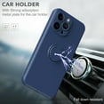 thumbnail image 4 of SaniMore Case for iPhone 14 Pro Max 6.7" 2022, Shockproof TPU Backplane & Hidden 360 Degree Rotating Kickstand Magnetic Car Mount Shock Absorption Anti-slip Anti-fall Full-protective Shell ,Lightgray, 4 of 8