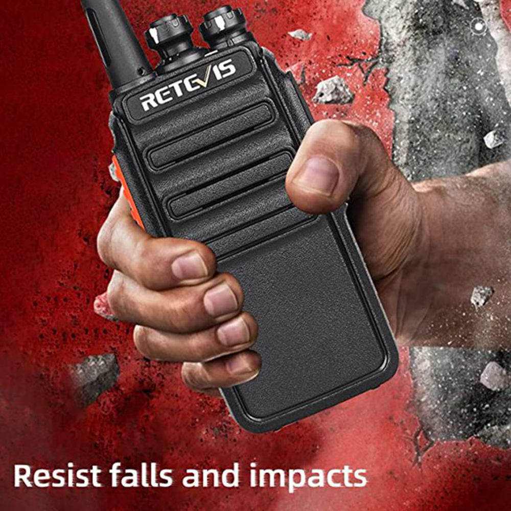 Retevis H-777 Way Radios, Walkie Talkies for Adults, Rechargeable Long Range Two Way Radio, Shock Resistant, Short Antenna for Business Education(10 - 3