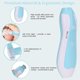 thumbnail image 2 of Baby Nail Clipper,Electric Baby Nail Trimmer,Toes Fingernails Care Trimmer with LED Light for Newborn,Kids and Adults(Blue), 2 of 4