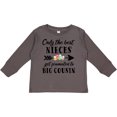 thumbnail image 3 of Inktastic Only the Best Nieces Get Promoted to Big Cousin Boys or Girls Long Sleeve Toddler T-Shirt, 3 of 5